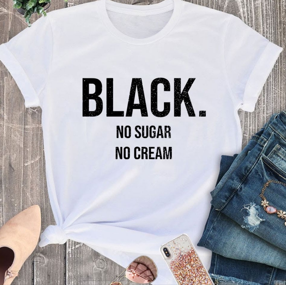 *NWT* Statement Tee, UNISEX, No Fade, No Shrink